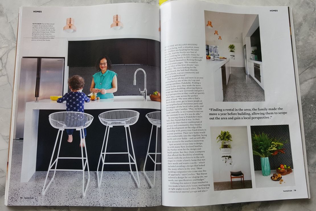 Carlielle Kitchen featured in Homestyle Magazine